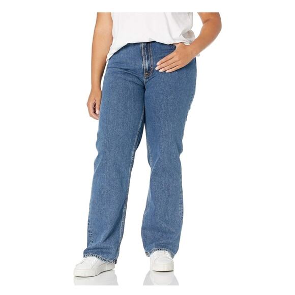 NWT Nudie Jeans Women's Clean Eileen Gentle Blues Wide Leg Size 32 x 28 - Picture 2 of 11